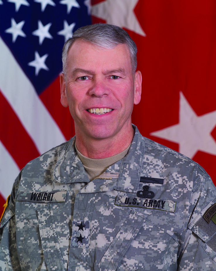 Major General Daniel V. Wright, TAJAG and DJAG,
            2005–2009. (Photo courtesy of Fred L. Borch III)